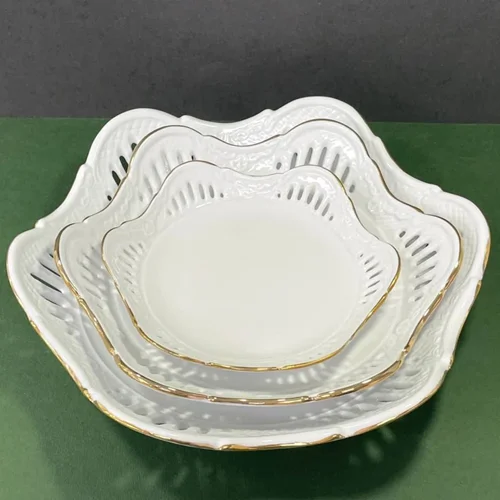 ظروف فانتزی خط طلا به صورت عمده