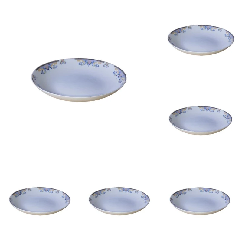 بشقاب خورش خوری مورانو مدل یولا بسته 6 عددی