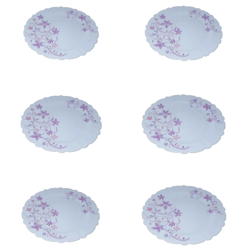 بشقاب غذاخوری آیروپال مدل یگانه بسته 6 عددی